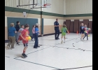 PINCONNING POLICE OFFICER GREG stopped by the Boys & Girls Club Great Lakes Bay Region for a quick game of Dodgeball in our Triple Play program. He also spoke about recycling which tied into our Project Learn book “Let’s Reduce Garbage” to remind members that Great Futures Start Here! --Courtesy Photo