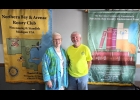 Ellen CHarleBois and mike Stoner pose for the photo.