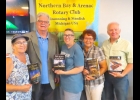 Chris Boetefuer, author David Vizard, Amy Miles, Diane Morley, and Dennis Curtis (l-r), each holding one of Mr. Vizard’s books. --Courtesy Photo