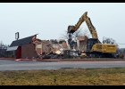 THE FORMER HARDEE’S BUILDING comes down. --Journal Photo