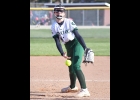 FRESHMAN LAYLA FOCO (#5) has established herself as a solid #2 pitcher thus far this season.                             						           --Journal Photo