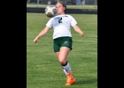LAYLA ST. PETER (#2)  settles the ball during Wednesday’s MHSAA District game against Gladwin.     	          				          --Journal Photo