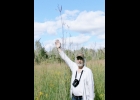 Big and little blue stem and Indian grass are at their peak height of 6 to 8 feet as demonstrated in this photo. --Courtesy Photo