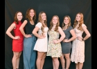 2024 PHS HOMECOMING QUEEN CANDIDATES: (l-r) Claire Donahue, Laken Gibala, Jordyn Kowalczyk, Olivia O’Laughlin, Layla St. Peter and Josie Wieland. --Journal Photo