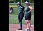 SOPHIA BONEM  (#7) got into Tuesday’s game as a Pinch Runner.			           --Journal Photo