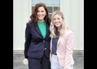 2017 PHS VALEDICTORIAN STACEY LAROUCHE (shown above, right, with Governor Gretchen Whitmer) was announced on June 30th as the new Press Secretary for the Governor. Previously, she served as Chief Deputy Press Secretary, Deputy Press Secretary, and Communications Assistant in the Executive Office. She is a graduate of Michigan State University’s James Madison College. --Journal Photo