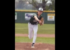 ZACH LAURES (#5) is credited as the winning pitcher in two of the Spartans 3 MHSAA District wins last week.